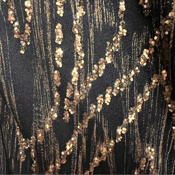 VTG Jaeger Patterned Glitter Blazer with Gold Buttons size 10 - Picture 7 of 11